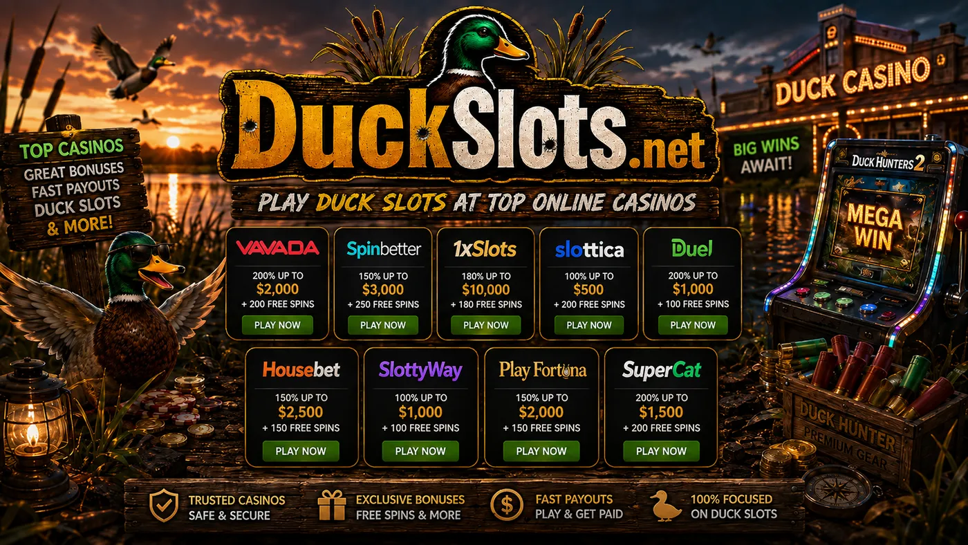 Online casinos offering duck slot games