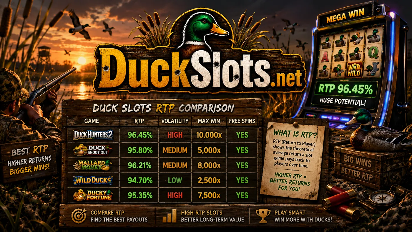 RTP comparison across duck slot games