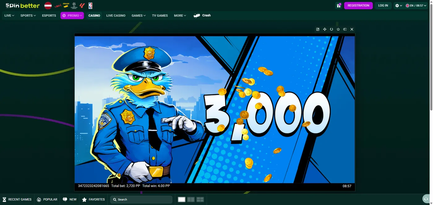 Quack Squad duck slot bonus round in play, part 3 by Pateplay