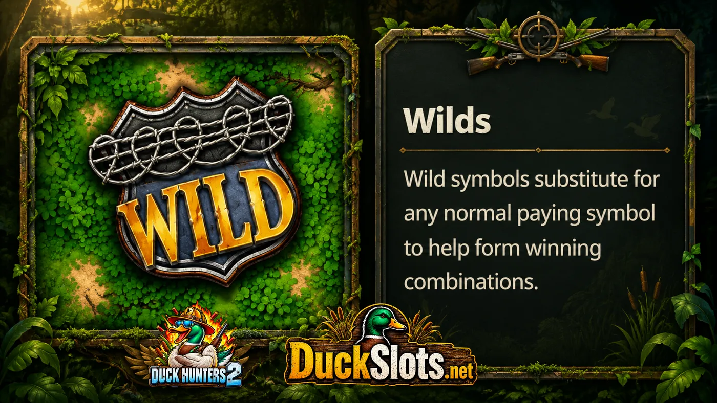 Duck Hunters 2 slot by Nolimit City — Wild symbols
