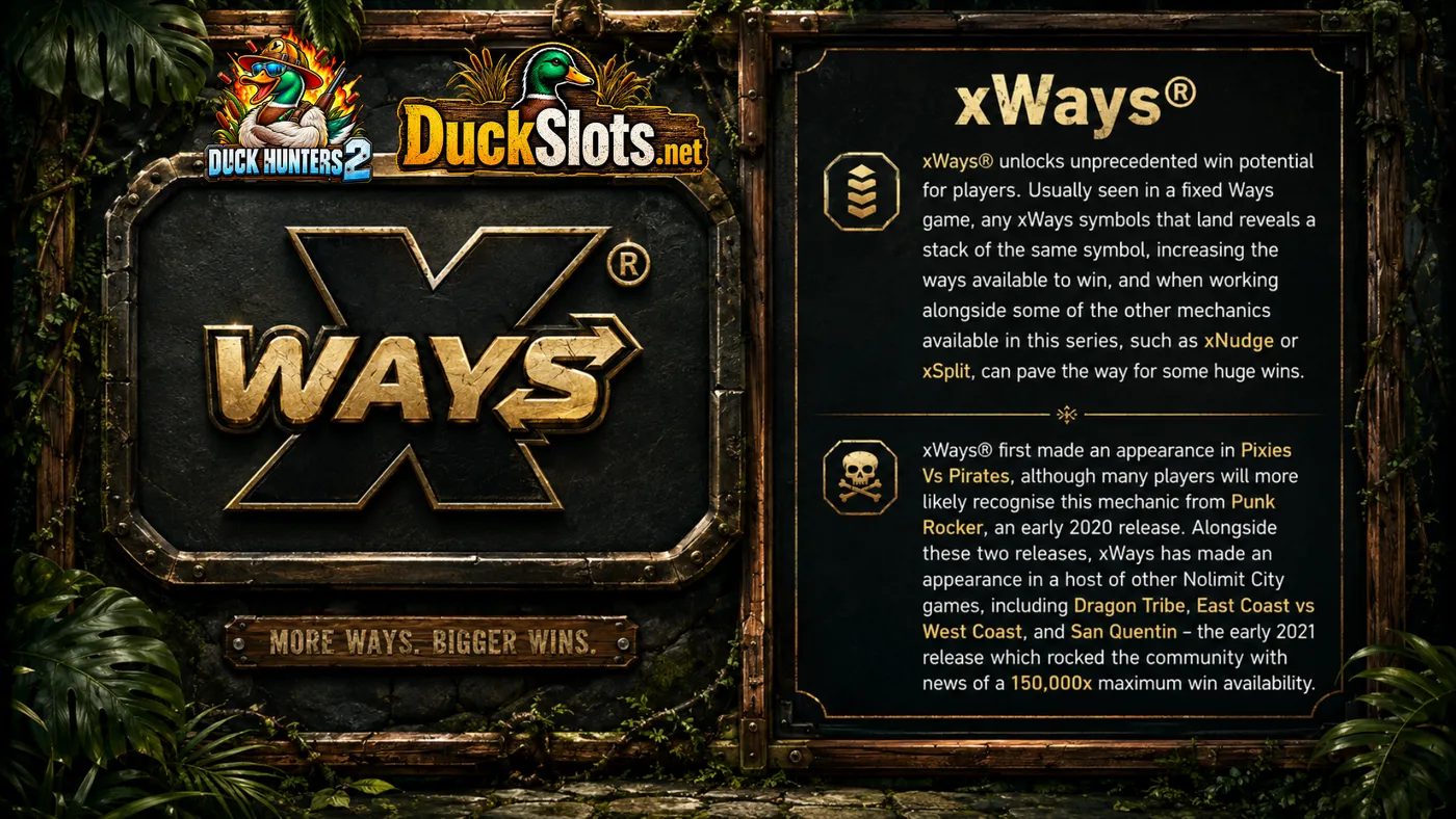 Duck Hunters 2 slot by Nolimit City — xWays mechanic