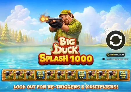 Recenzie Big Duck Splash 1000 — exclusivitatea Stake de 12.500× de la Pragmatic Play (2026)